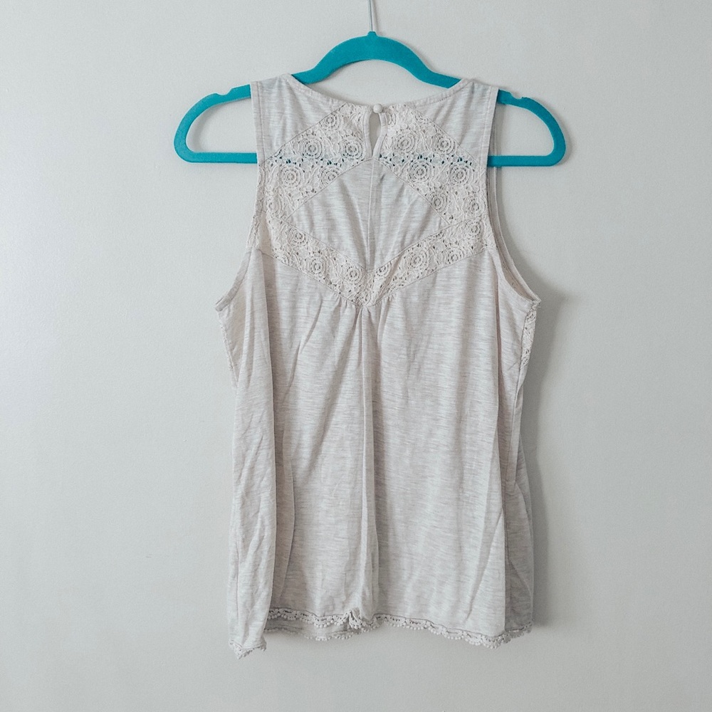 Lace Detailed Tank - Picture 3 of 3